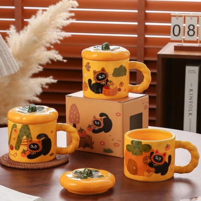 TAZA GATO PUMPKIN