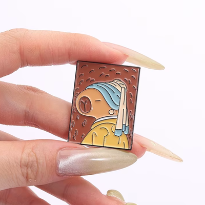 Pin pintura capybara 2