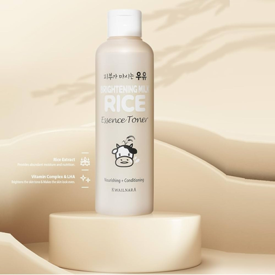 Kwailnara - Brightening milk rice essence toner
