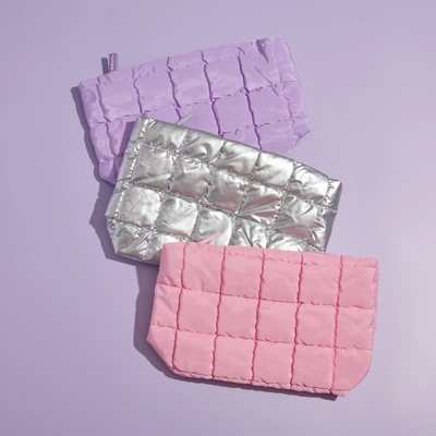 TonyMoly Cosmetiquera Silver Puffy