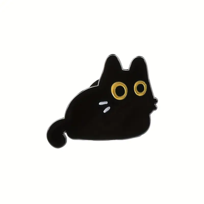 Pin bread black cat