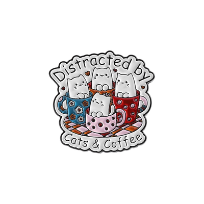 Pin gato cats & coffee