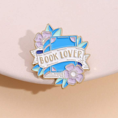 PIN BOOK LOVER