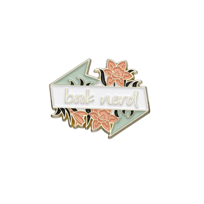 PIN BOOK NERD