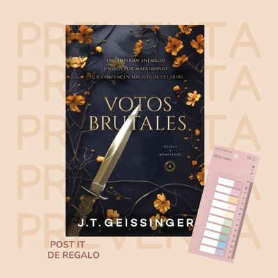 PREVENTA - VOTOS BRUTALES - REINAS Y MONSTRUOS 4 - J. T. GEISSINGER