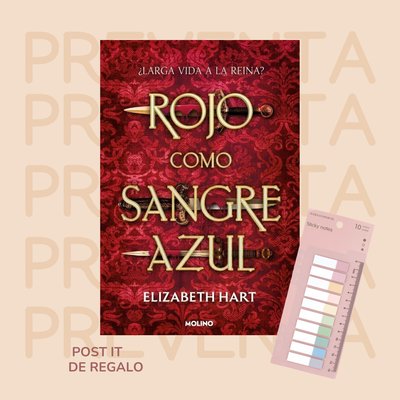 PREVENTA -  ROJO COMO SANGRE AZUL - ELIZABETH HART