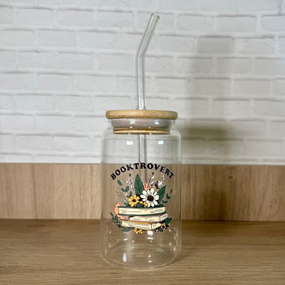 VASO DE VIDRIO BOOKTROVERT