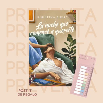 PREVENTA - LA NOCHE QUE COMENCE A QUERERTE - AGUSTINA BUERA