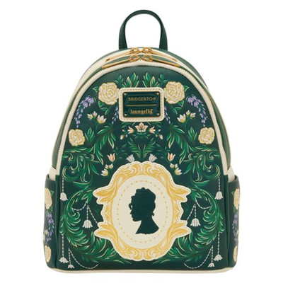 PREVENTA - LOUNGEFLY - BRIDGERTON SILHOUETTE FLORAL MINI-BACKPACK