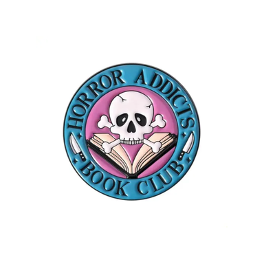 PIN HORROR ADDICTS BOOK CLUB