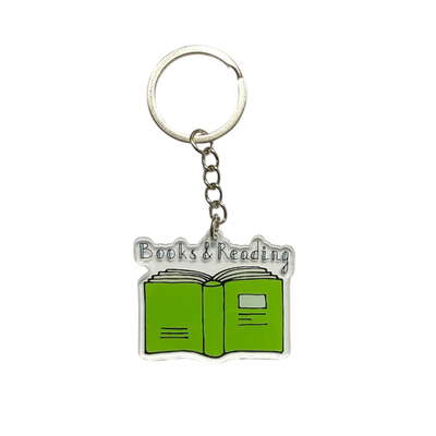 LLAVERO ACRILICO BOOKS & READING