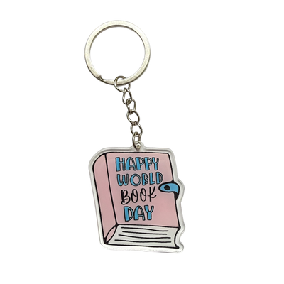LLAVERO ACRILICO BOOK DAY