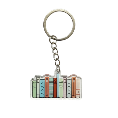 LLAVERO ACRÍLICO LIBROS