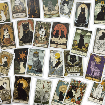 STICKER CIUDAD TAROT GATUNO X1
