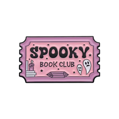 PIN SPOOKY BOOK CLUB