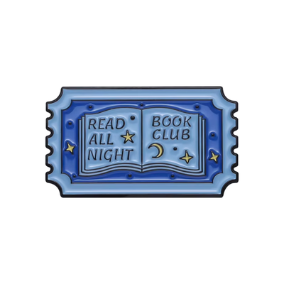 PIN READ ALL NIGHT BOOK CLUB