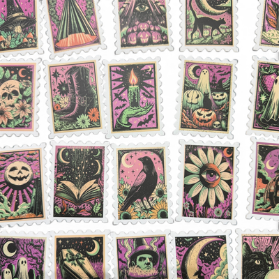 STICKER CIUDAD HALLOWEEN X1