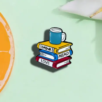 PIN DRINK, READ, LOVE