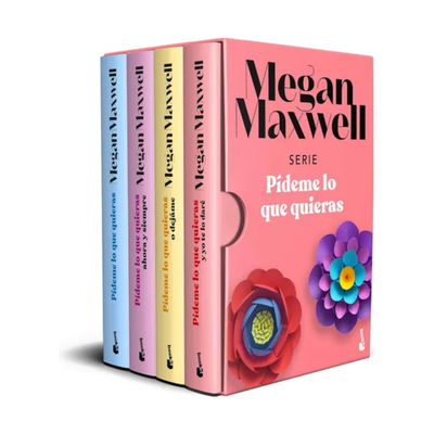 PREVENTA - ESTUCHE PIDEME LO QUE QUIERAS - MEGAN MAXWELL - BOOKET - SAGA COMPLETA