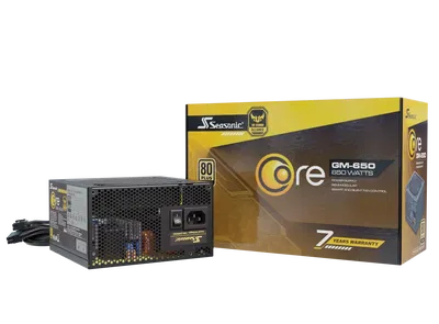 650w 80 plus Gold Seasonic Fuente (usada)