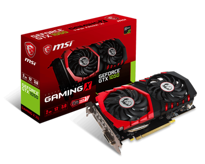 GTX 1050 MSI GAMING X FULL BOX