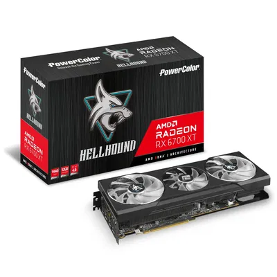 RX 6700 XT 12GB HELLHOUND FULL BOX 