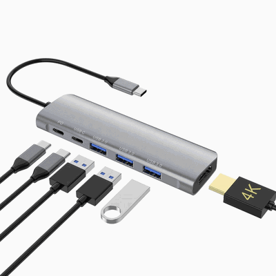 Adaptadores Haxly HUBi C6 6 en 1