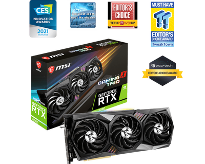 RTX 3080 10gb GAMING TRIO X CON CAJA