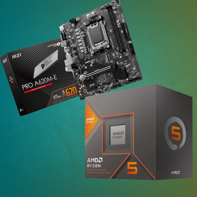 Combo Ryzen 5 8500g + A620M-E Msi