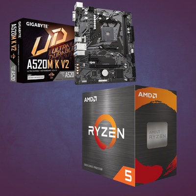 Combo Ryzen 5 5600xt + A520M Gigabyte 