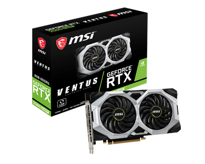 RTX 2060 SÚPER 8GB Msi ventus s/caja