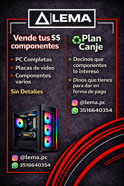 💰Vendé tu PC 💰 y ♻️Plan Canje ♻️