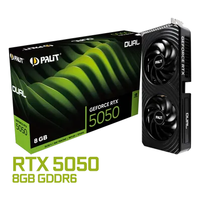 RTX 5050 8gb Palit DUAL CON CAJA 