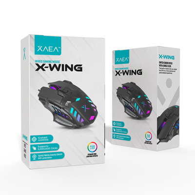 Mouse Gamer Negro X-Wing XAEA