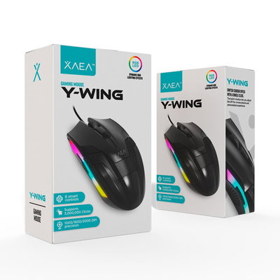 Mouse Gamer Negro Y-Wing XAEA