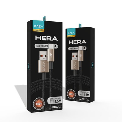 Cable USB a Tipo C HERA CHAMPAGNE