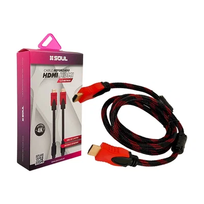 Cable HDMI 1.5 metros Reforzado