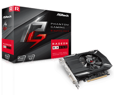 RX 550 Asrock 2gb LOW PROFILE Caja