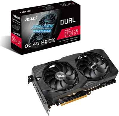 RX 5500 XT 4GB Asus Dual Con Caja