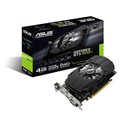 GTX 1050 TI 4GB Low Profile Phoenix Asus s/c