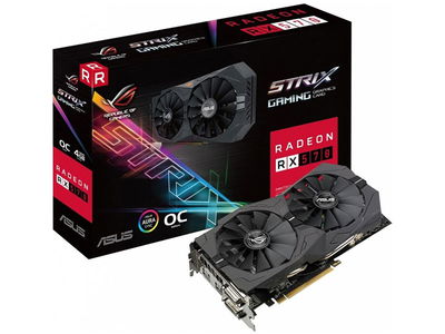 RX 570 4GB RogStrix con caja