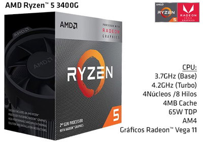 Ryzen 5 3400g + A520M-a Pro Msi