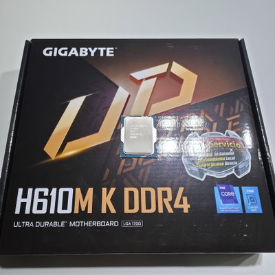 Combo I5 12400 + h610m-k Gigabyte 