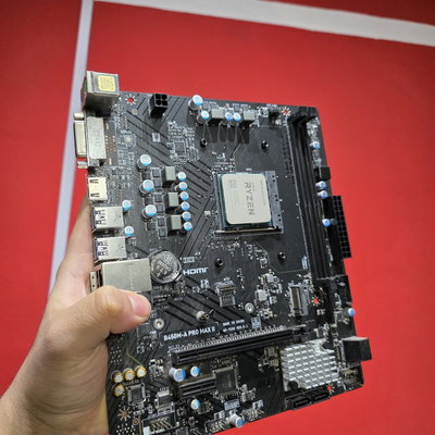 Combo Ryzen 5 5600G + b450-a Pro Max II + Cooler Stock