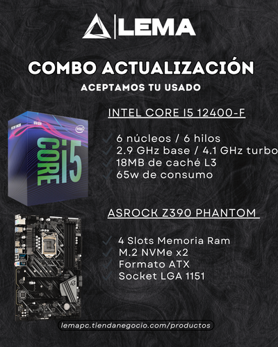 Combo i5 9400 y Z390 Asrock [USADO]