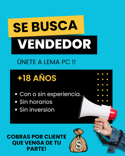 Buscamos vendedores!!!