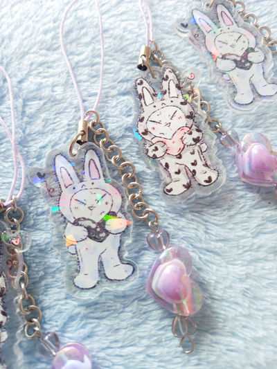 Bunnies Pijamas - Phone Charm