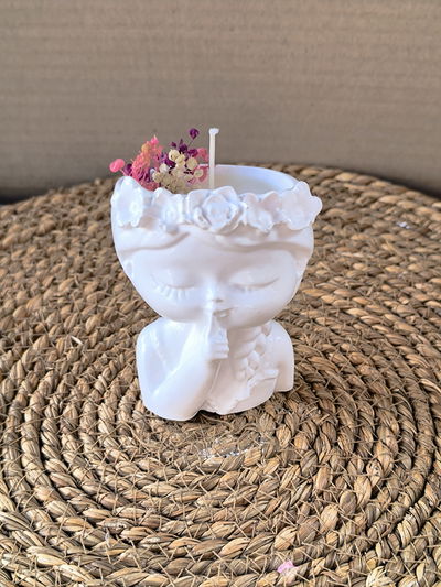 Souvenir Vela Niña silencio 