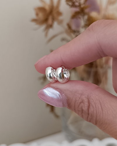 Argollas Anchas 1cm