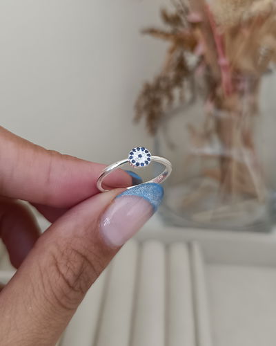 Anillo Ojito Micropavé 